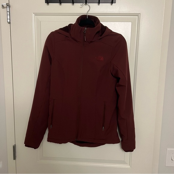 North Face Soft Shelled Zip Up Hoodie Jacket - Picture 8 of 11